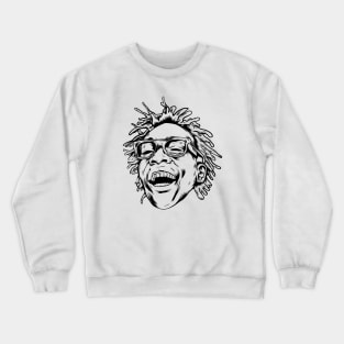 Cool laugh out loud dude with perfect teeth illustration Crewneck Sweatshirt